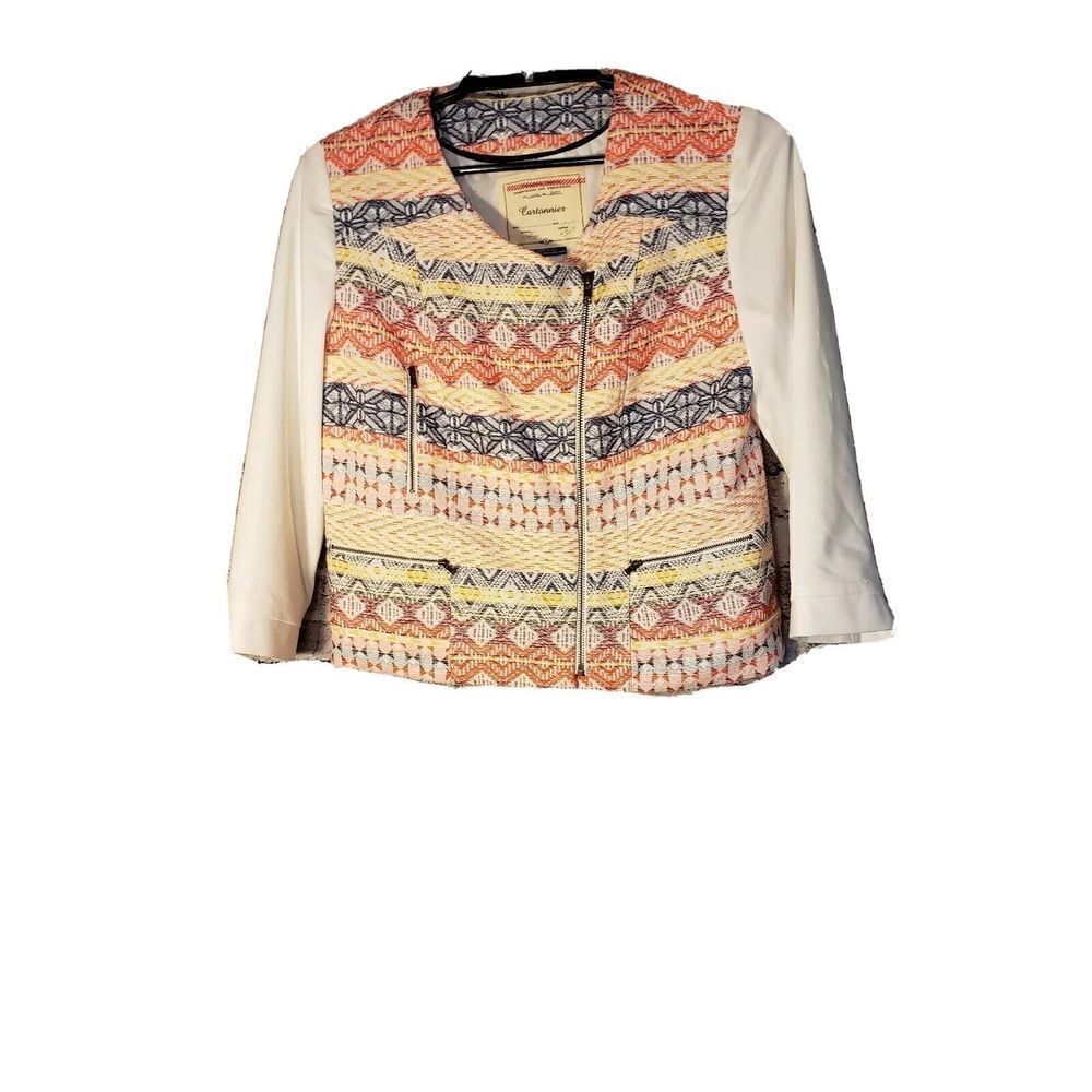 Cartonnier Anthropologie Women's Full Zip Jacket Size 12 t13